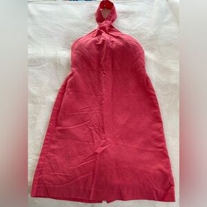 Banana Republic pink halter dress